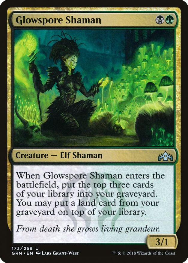 Glowspore Shaman | 173 | Guilds of Ravnica