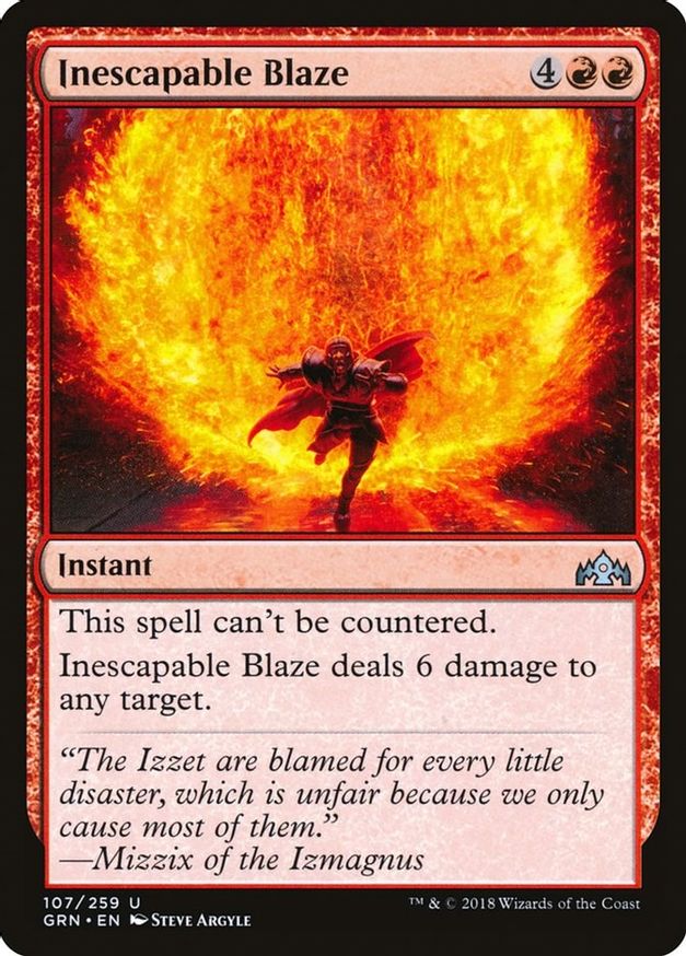 Inescapable Blaze | 107 | Guilds of Ravnica