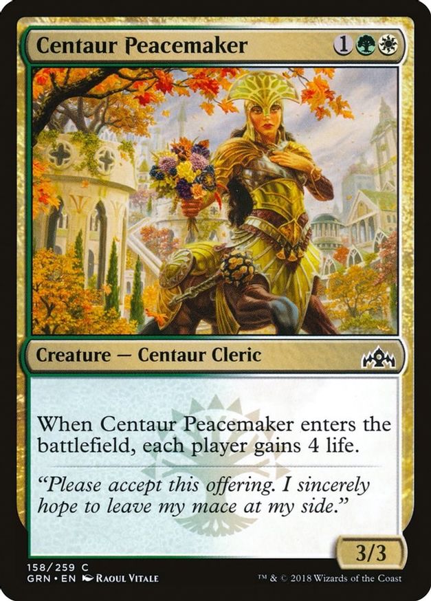 Centaur Peacemaker | 158 | Guilds of Ravnica