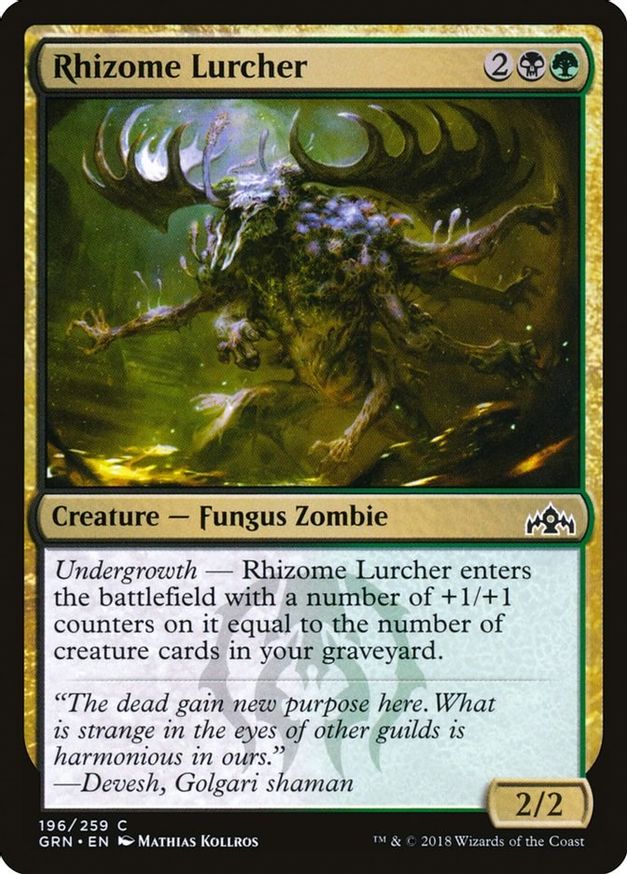 Rhizome Lurcher | 196 | Guilds of Ravnica