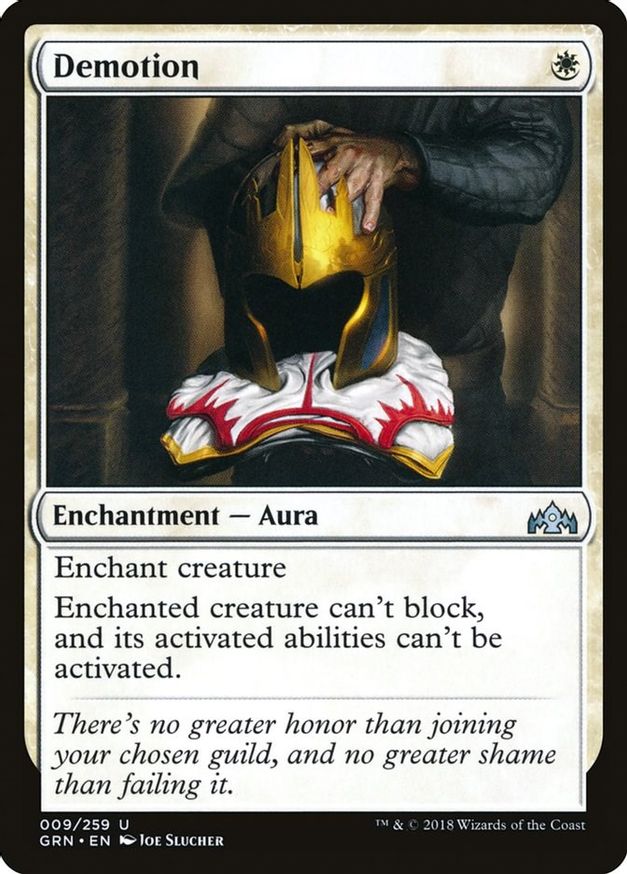 Demotion | 9 | Guilds of Ravnica