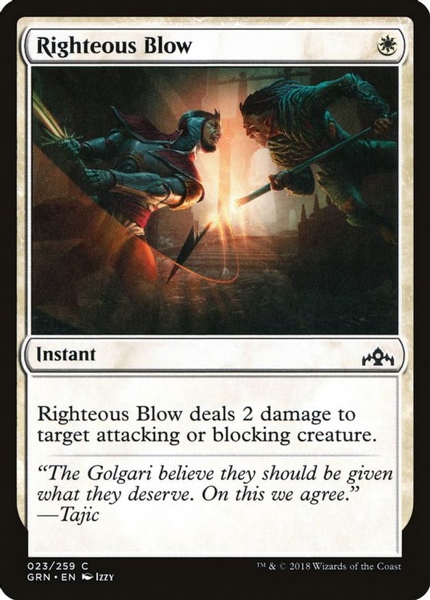 Righteous Blow | 23 | Guilds of Ravnica