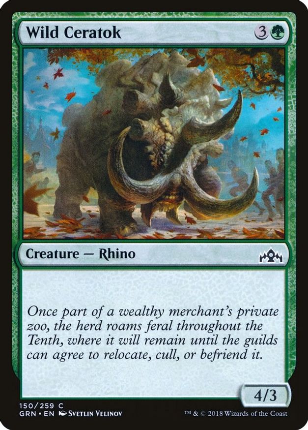 Wild Ceratok | 150 | Guilds of Ravnica