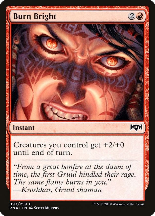 Burn Bright | 93 | Ravnica Allegiance