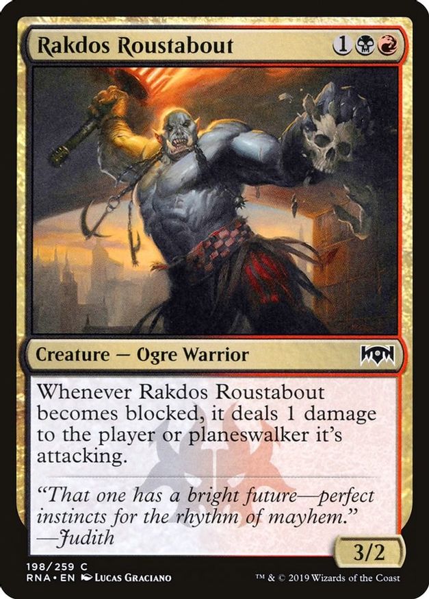 Rakdos Roustabout | 198 | Ravnica Allegiance