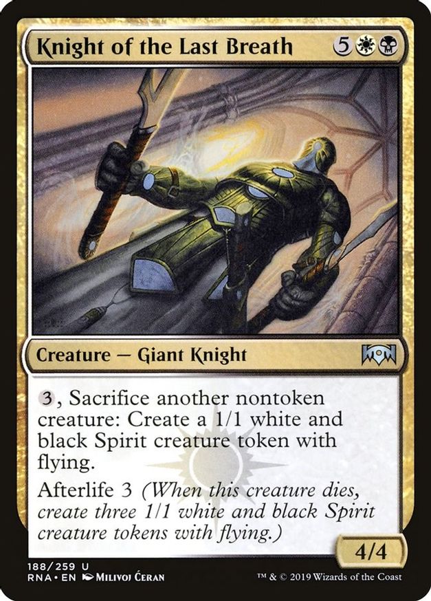 Knight of the Last Breath | 188 | Ravnica Allegiance