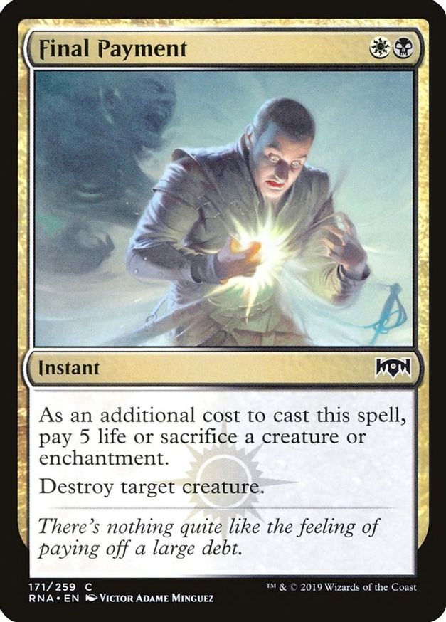 Final Payment | 171 | Ravnica Allegiance