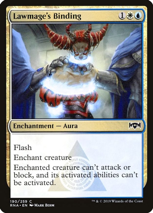 Lawmage's Binding | 190 | Ravnica Allegiance