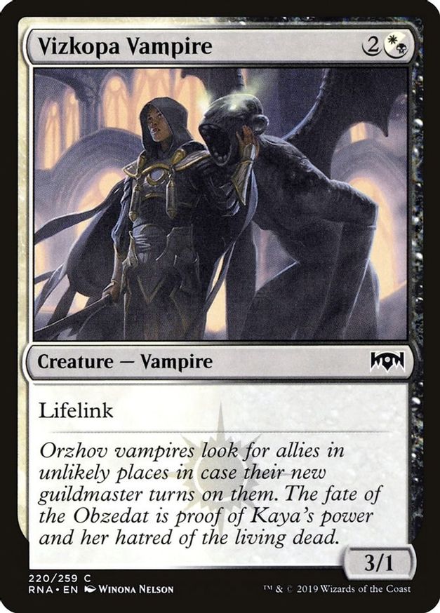 Vizkopa Vampire | 220 | Ravnica Allegiance