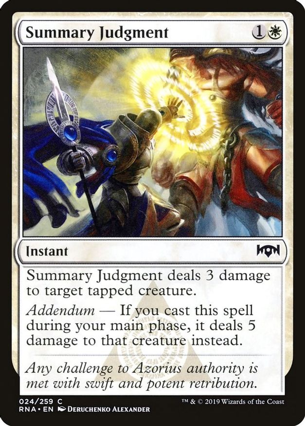 Summary Judgment | 24 | Ravnica Allegiance