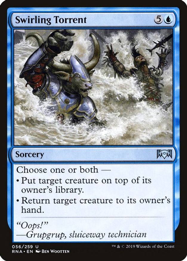 Swirling Torrent | 56 | Ravnica Allegiance