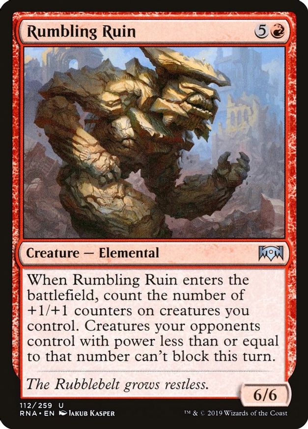 Rumbling Ruin | 112 | Ravnica Allegiance