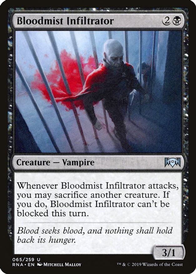 Bloodmist Infiltrator | 65 | Ravnica Allegiance