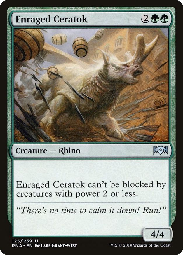 Enraged Ceratok | 125 | Ravnica Allegiance