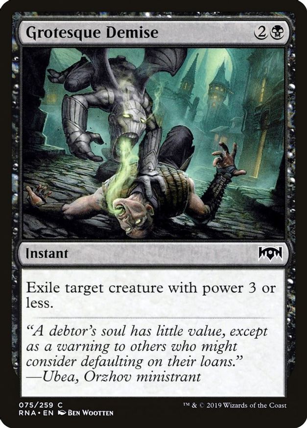 Grotesque Demise | 75 | Ravnica Allegiance