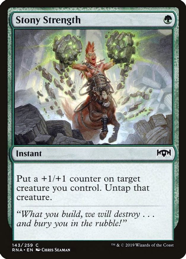Stony Strength | 143 | Ravnica Allegiance
