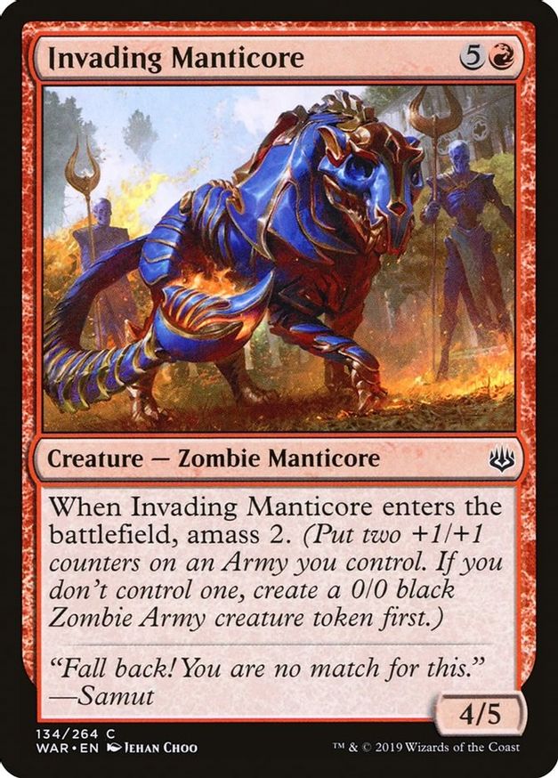 Invading Manticore | 134 | War of the Spark