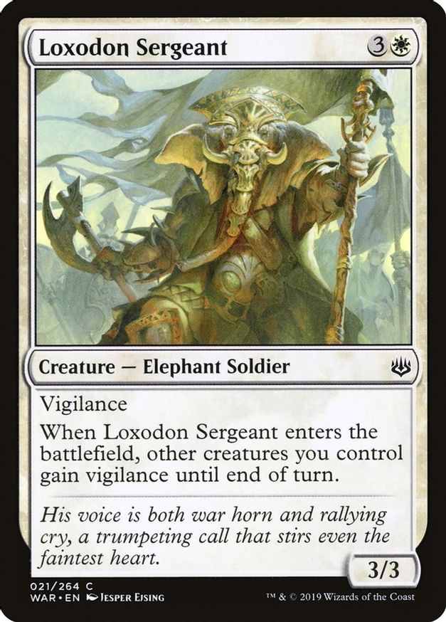 Loxodon Sergeant | 21 | War of the Spark