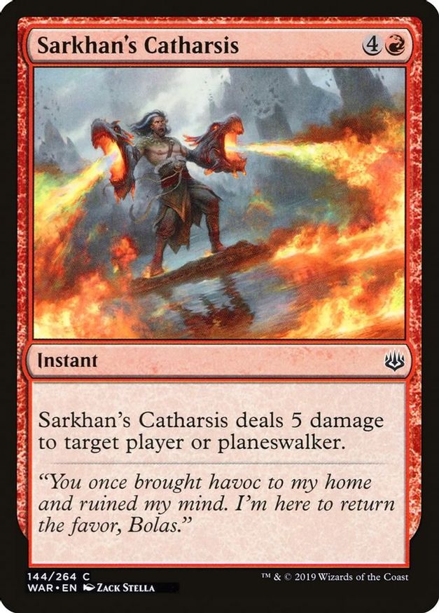 Sarkhan's Catharsis | 144 | War of the Spark