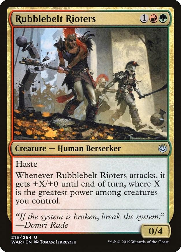 Rubblebelt Rioters | 215 | War of the Spark