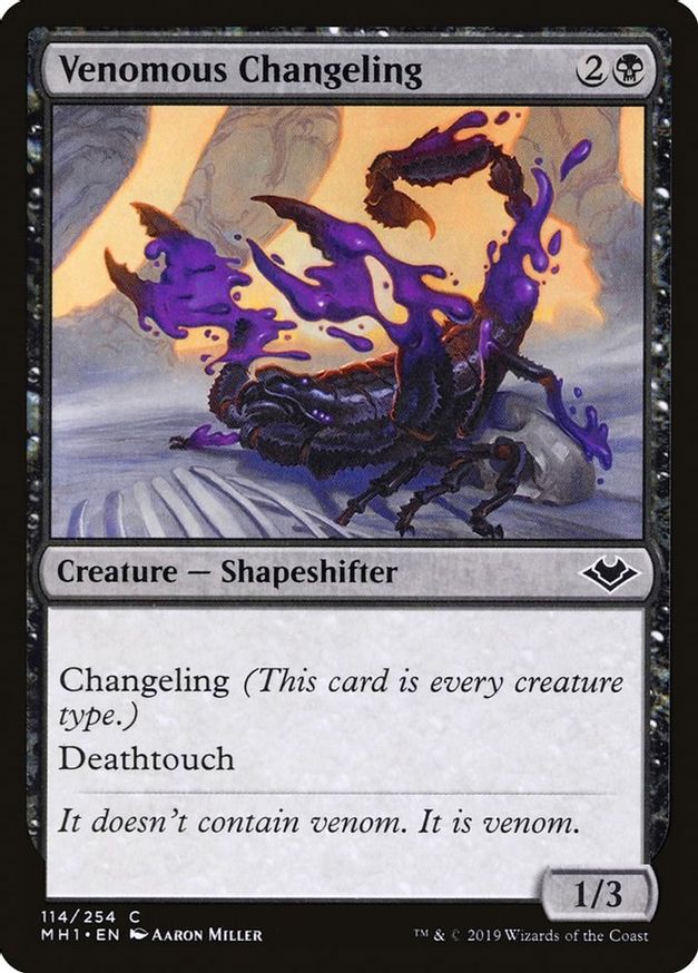 Venomous Changeling | 114 | Modern Horizons