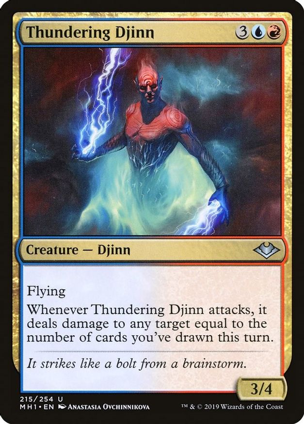 Thundering Djinn | 215 | Modern Horizons