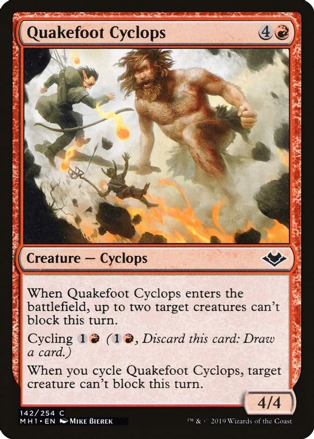 Quakefoot Cyclops | 142 | Modern Horizons