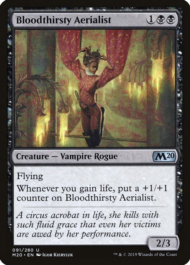 Bloodthirsty Aerialist | 91 | Core Set 2020