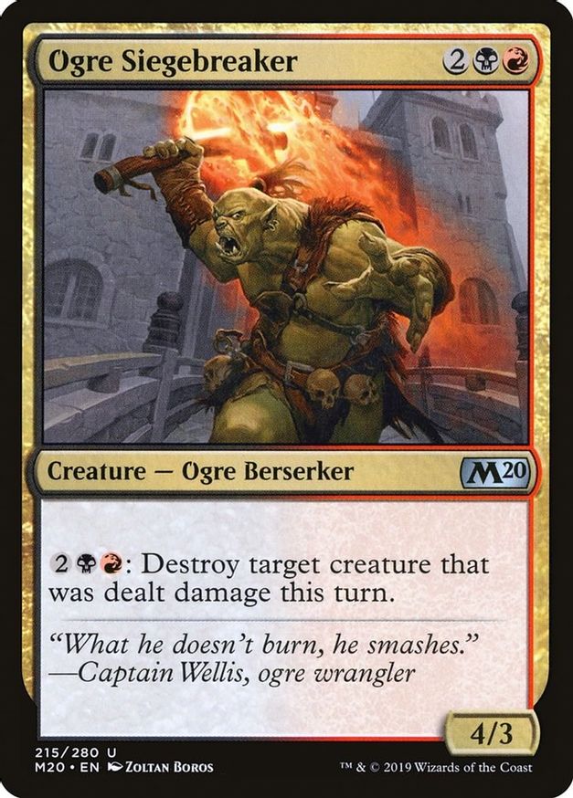 Ogre Siegebreaker | 215 | Core Set 2020