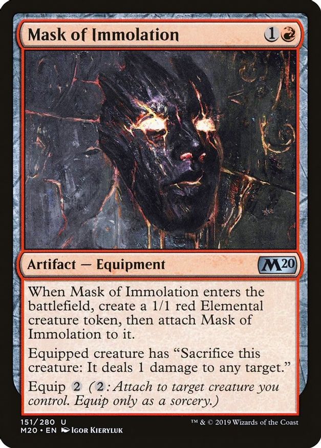 Mask of Immolation | 151 | Core Set 2020