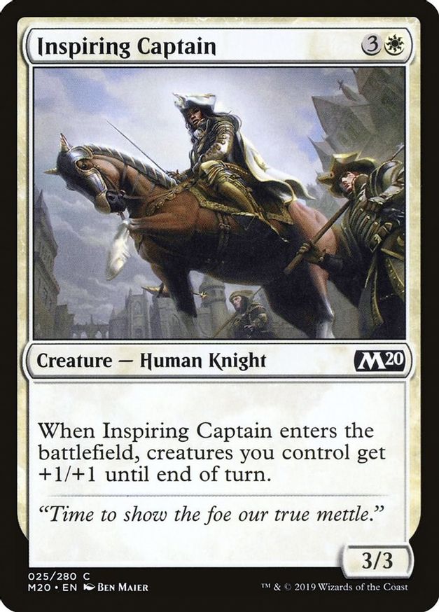 Inspiring Captain | 25 | Shadows over Innistrad