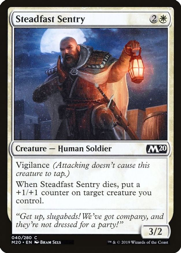 Steadfast Sentry | 40 | Core Set 2020