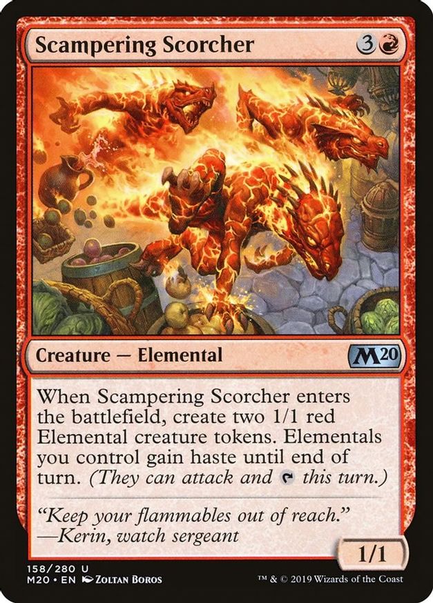 Scampering Scorcher | 158 | Core Set 2020