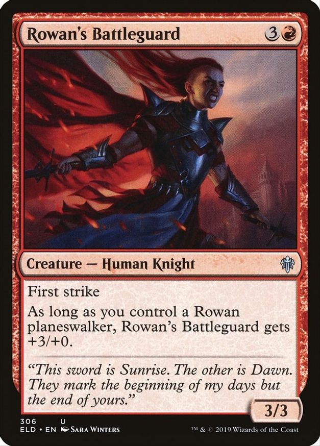 Rowan's Battleguard | 306 | Throne of Eldraine