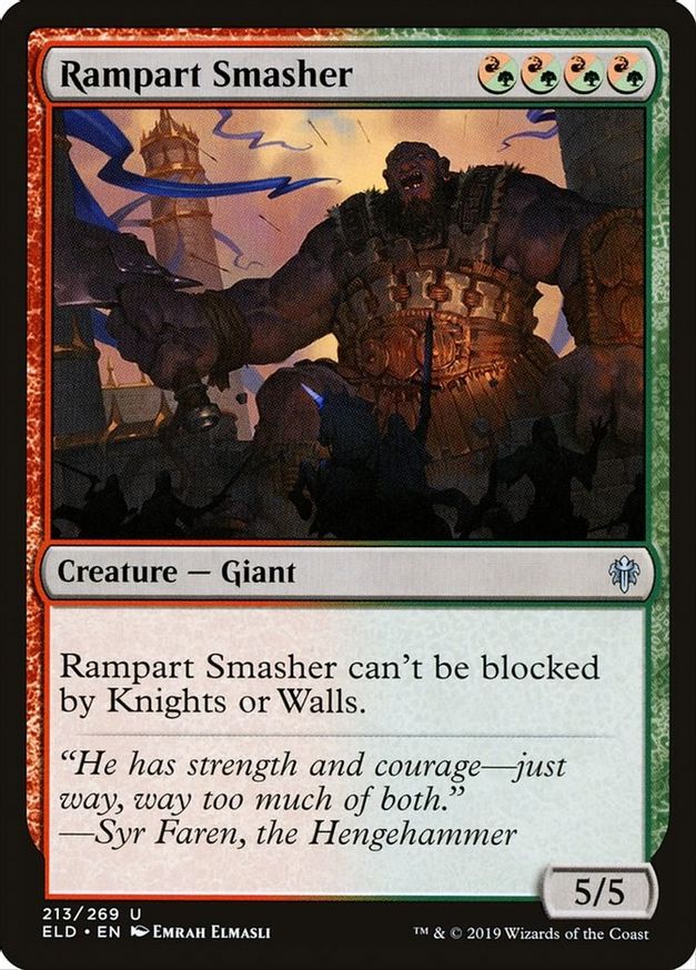 Rampart Smasher | 213 | Throne of Eldraine