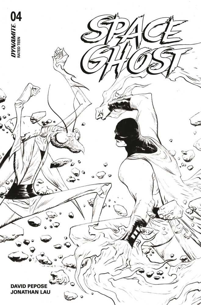 Space Ghost #4 Cover H 15 Copy Variant Edition Lee Line Art