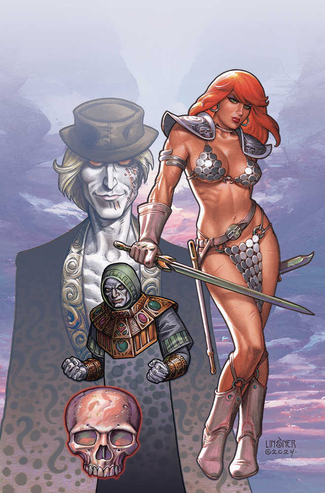 Red Sonja Death And The Devil #1 Cover F Linsner Foil Virgin
