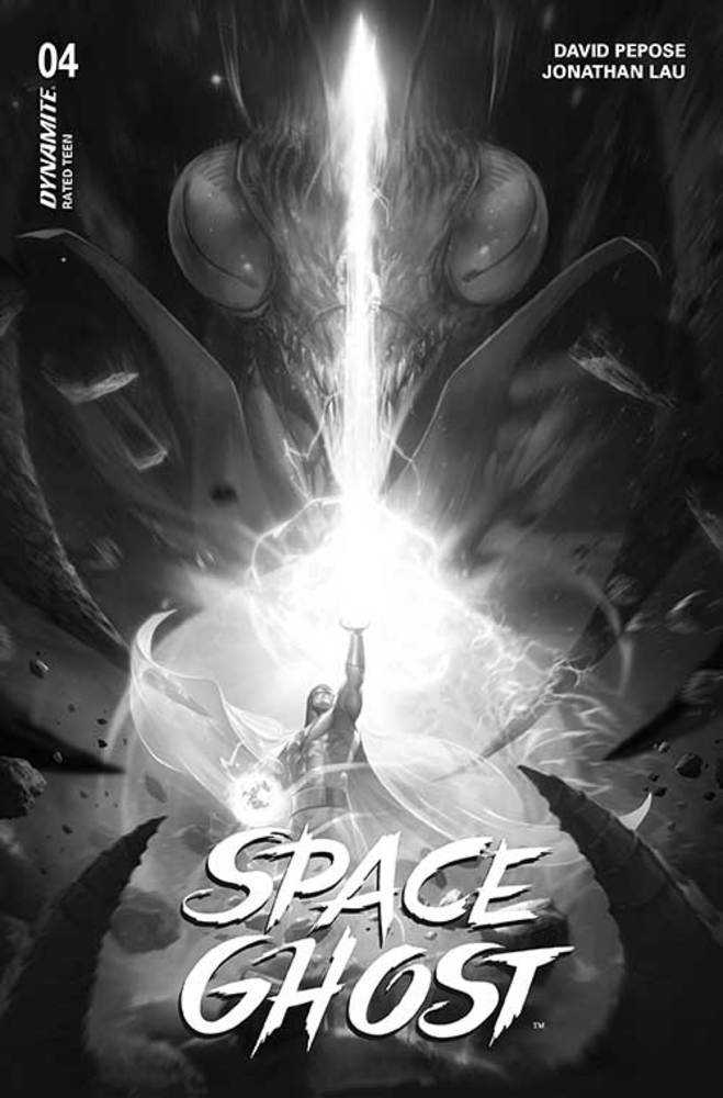 Space Ghost #4 Cover P 7 Copy Foc Variant Black & White