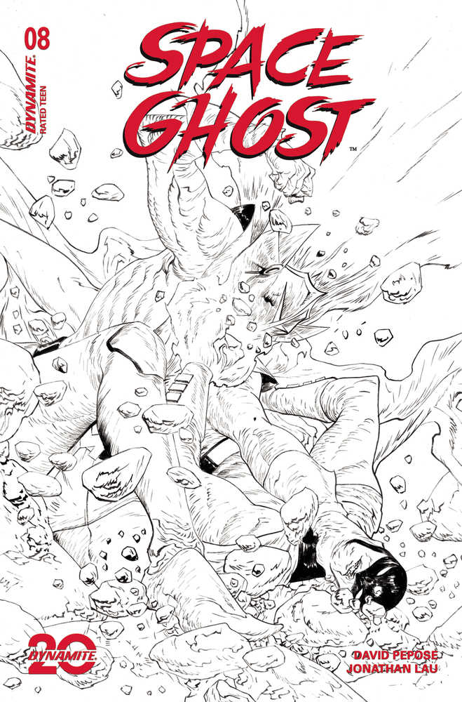 Space Ghost #8 Cover H 1:15 Variant Edition Lee Line Art