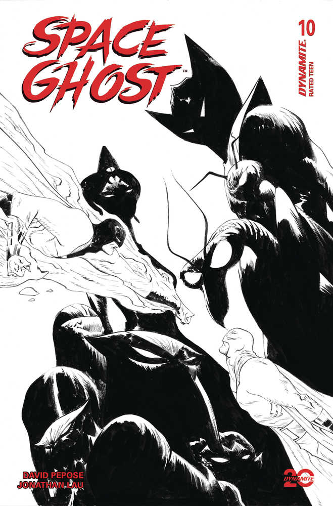 Space Ghost #10 Cover H 15 Copy Variant Edition Lee Line Art