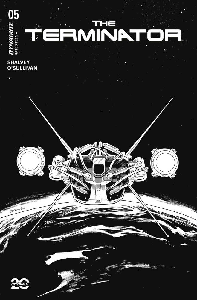 Terminator #5 Cover I 10 Copy Variant Edition Shalvey Line Art