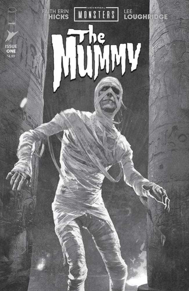 Universal Monsters The Mummy #1 (Of 4) Cover D B&W 1:25
