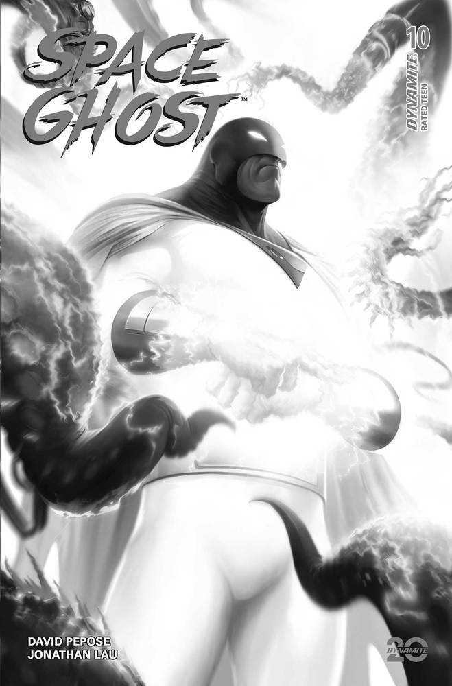 Space Ghost #10 Cover O 7 Copy Foc Variant Edition Mattina Black & White