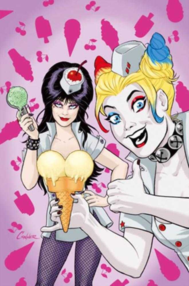 Harley Quinn X Elvira #2 Cover S Amanda Conner 1:25 (PRESALE 12/3/25)