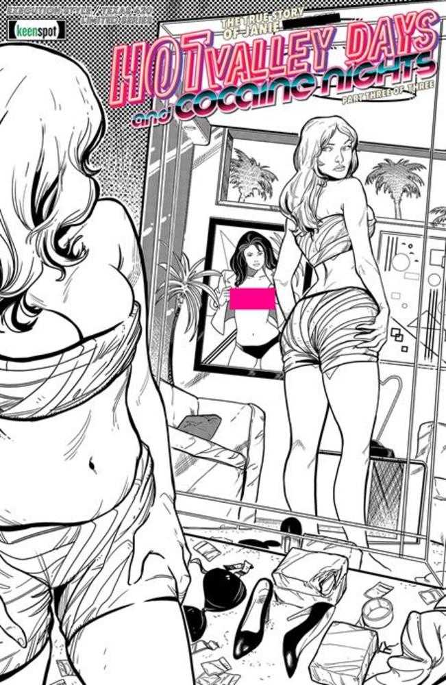 Hot Valley Days #3 Cover B Farid Karami Coloring Book Variant (Mature)