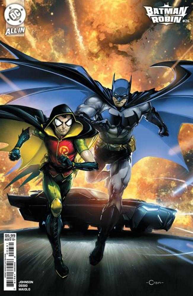 Batman And Robin #26 Cover C Clayton Crain Card Stock Variant