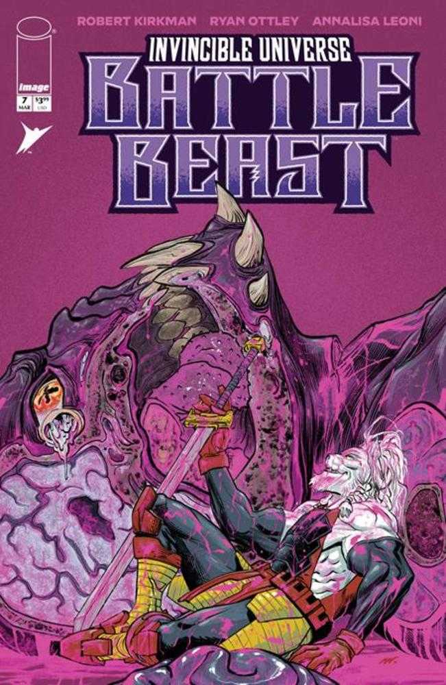 Invincible Universe Battle Beast #7 Cover G 1 in 100 Matthew Roberts Variant