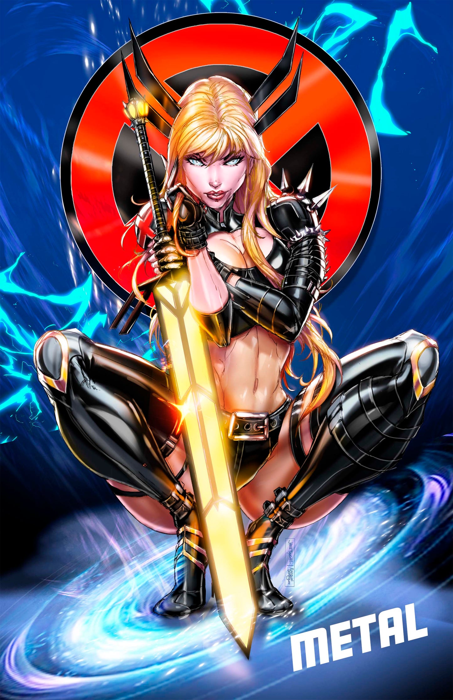 2025 Mutant Sorceress Blue Metal Comic Cosplay Exclusive