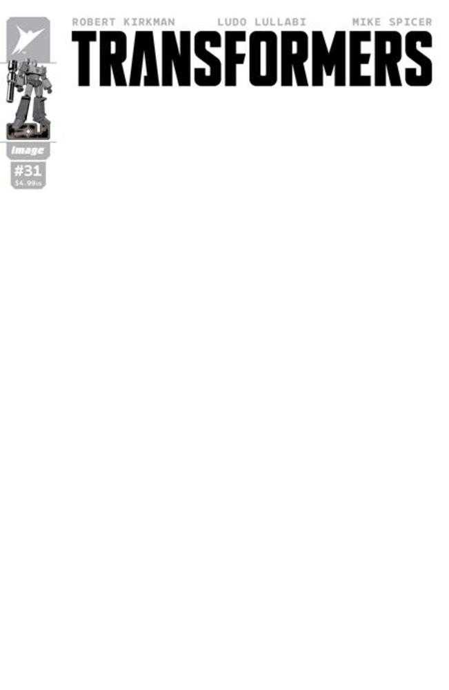 Transformers #31 Cover G Blank Sketch Variant