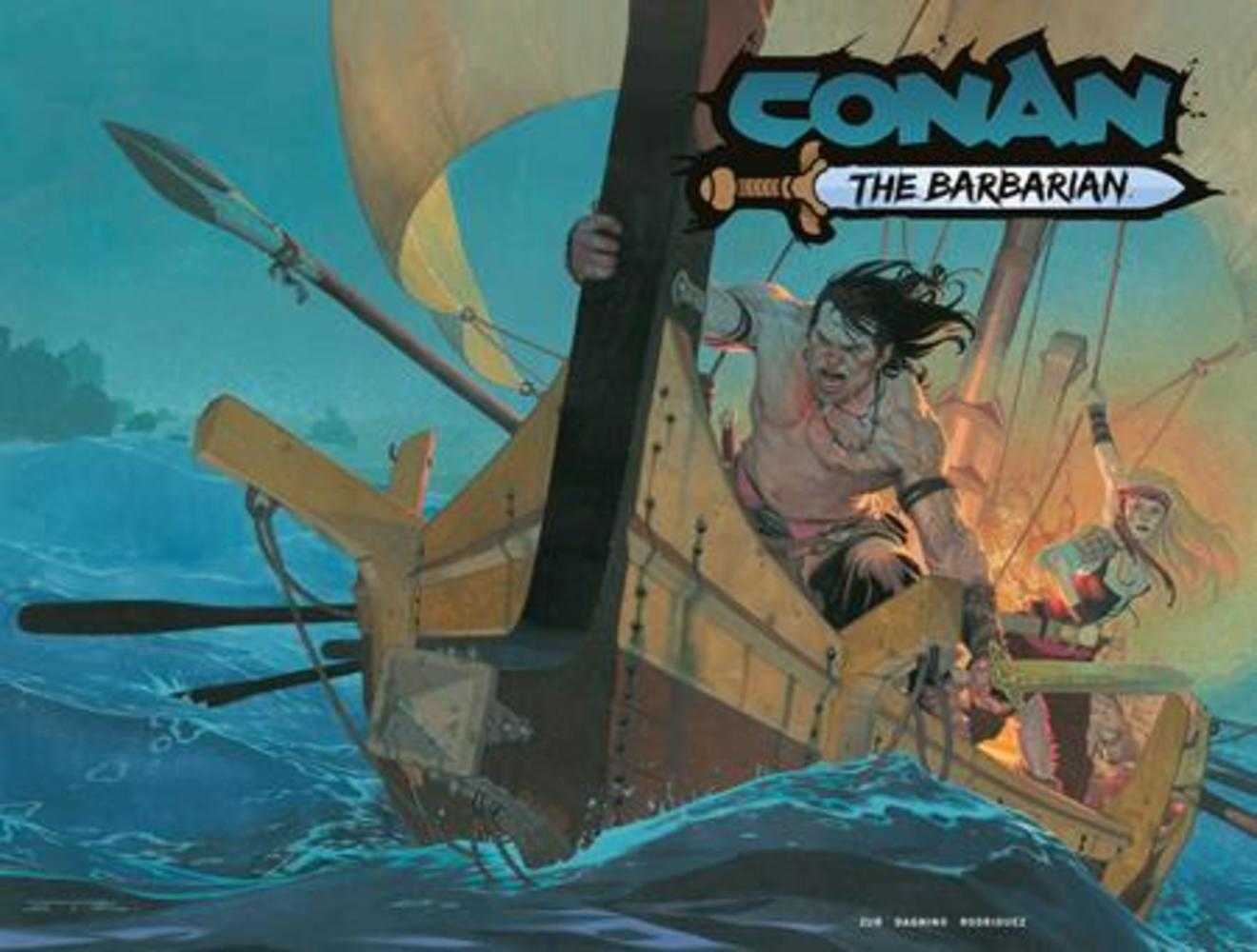 Conan The Barbarian #34 Cover G - ESAD RIBIC WRAPAROUND CARDSTOCK VAR (MR)